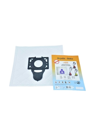 Arçelik Uyumlu Süpürge Toz Torbası S 6350 6355 6360 6380 Y Yp 20 Adet