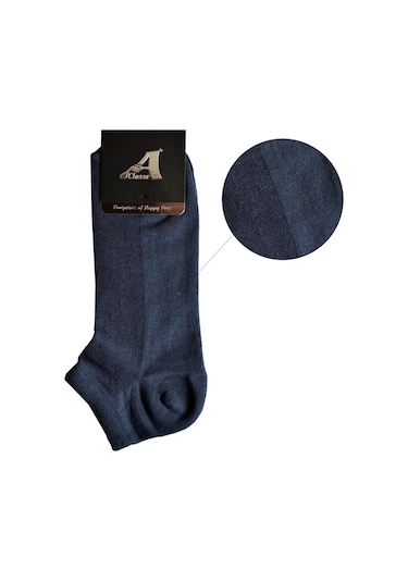 A Classe Erkek Indigo Patik Çorap İndigo