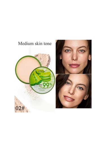 Nemlendirici Yüz Pudrası Pürüzsüz Fondöten Preslenmiş Pudra Makyaj Kapatıcı Gözenek Kapağı Beyazlatma Aydınlatmak Kozmetik 01