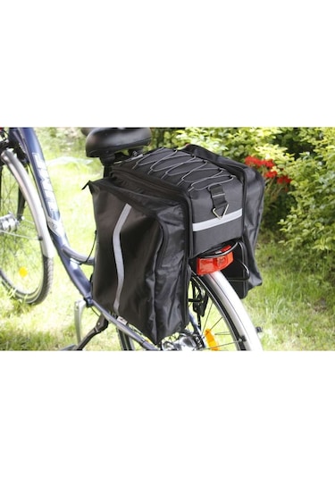 Bisiklet Heybeli Arka Geniş Bagaj Tur Çantası Procycle Siyah