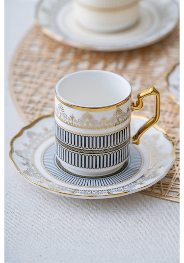 Eloise 6 Kişilik Kahve Fincanı Takımı - 90 Ml