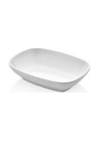 Güral Porselen Kare Kayık 14 Cm ( 12 Li )