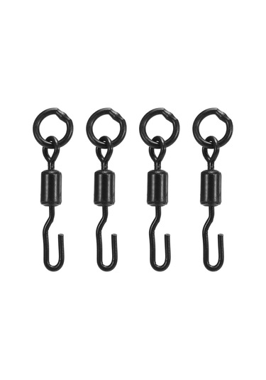 Kosona 30 Adet Çelik Carp Oltu Aksesuarı - Geniş Açılışlı 8-figür Döner Bağlantı - Tuzlu/taze Su Uyumlu - Yem Değişimi Hızlı