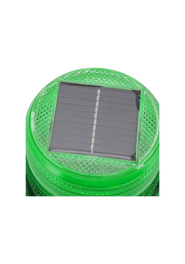 Suofeng Güneş Enerjili Yeşil Led Uyarı Lambası - Su Geçirmez, Manyetik Tabanlı, 50 Saat Süreli İşlev - Araçlar İçin Buz Kazıcı, Forklift, Kamyon