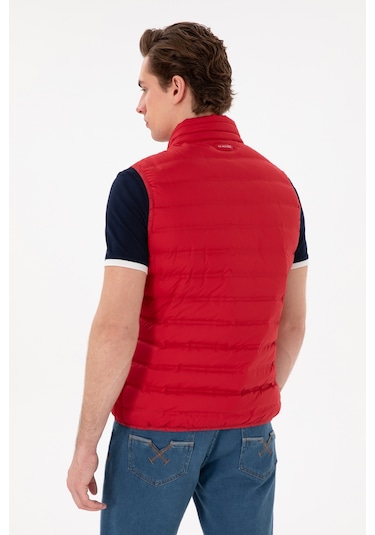 U.s. Polo Assn. Erkek Kırmızı Yelek Dokuma 50299395-vr030 Kırmızı