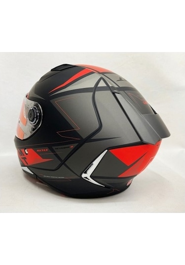 Mt Kask Revenge 2 Hatax B5 Mat Şeffaf Vizörlü V14b Kırmızı