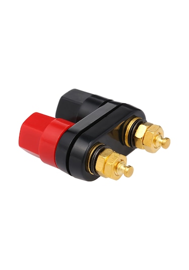 Springsun Hoparlör Amfi Güç Bağlantı Terminaleği, 4mm Muz Soketi, Çift Anahtar Bağlayıcı, 4 Adet Seti