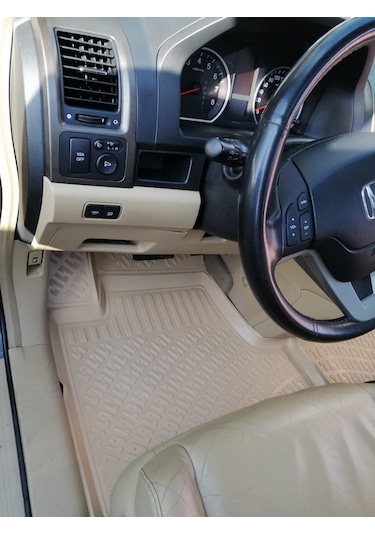 Honda Crv 3D Havuzlu Paspas 2007-2012 Bej Paspas