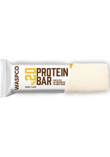Waspco Protein Bar Kurabiye Aromalı 40g X 16 Adet