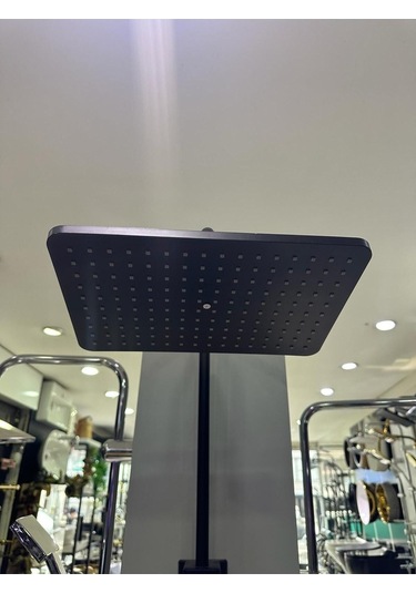 Boheme Fleko Siyah Tepe Duş Seti Paslanmaz Diğer