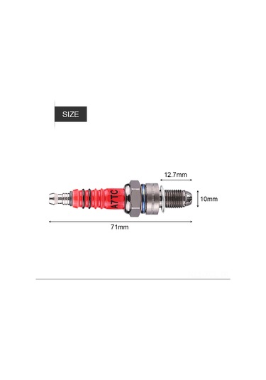 Konesam Scooter Atv Quad Gy6 50-150cc Motor İçin 5 Adet Üç Yollu Alevli, Dayanıklı Elektrotlu İgnitör, Performans Artırıcı Ve Yakıt Verimliliği Arttıran İçten Yanmalı Buji