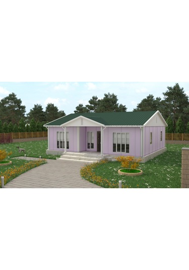 96 M2 Prefabrik Ev