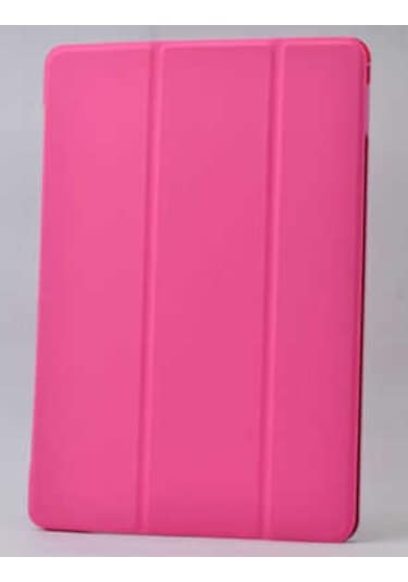 Nourthkiingdom Galaxy Tab 3 Lite 7.0 T110 Uyumlu Smart Cover Standlı 1-1 Kılıf-pembe Koyu Tablet Kılıfı