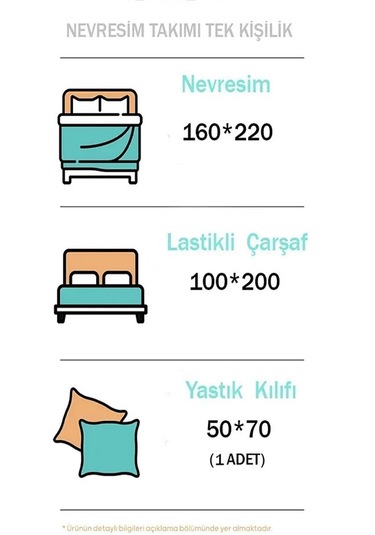 More Home Tek Kişilik Lastikli Çarşaf Seti + Yastık Kılıfı Bej