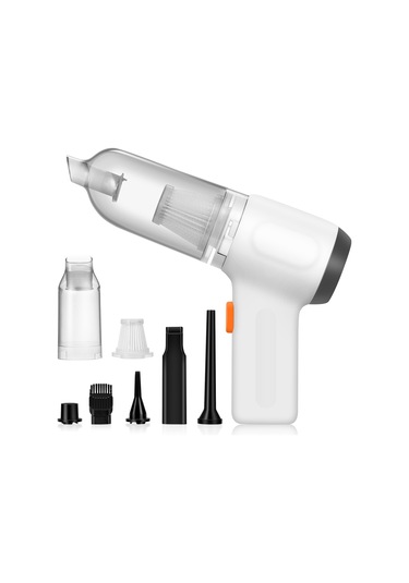 Jeehugo Aumotop Cv103 El Tipi Araç Süpürgesi: Toz Alma, Vakumlama, Üfleme, Lastik Şarj Etme, Filtreli, Type-c Şarjlı