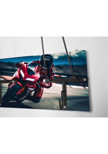 Özel Fotoğraflı Kask Askısı, Motorcu Kask Askısı, Personalv26