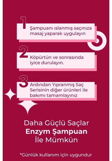 Enzym Cosmetics Kıvırcık Ve Dalgalı Saçlar İçin Saç Bakım Şampuanı 400 ML