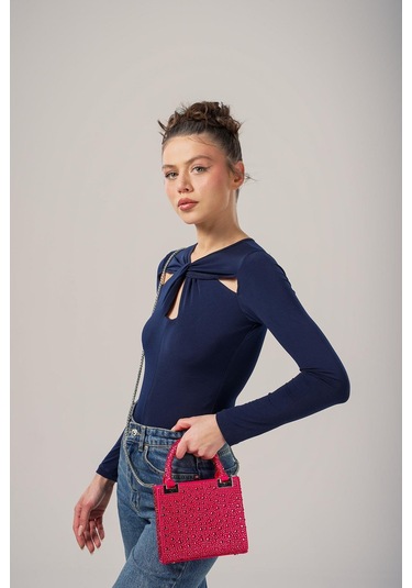 Ççs Kadın 17755 Omuz Ve El Çantası Fuşya