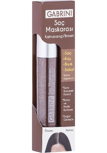 Gabrini Saç Maskarası Kahverengi