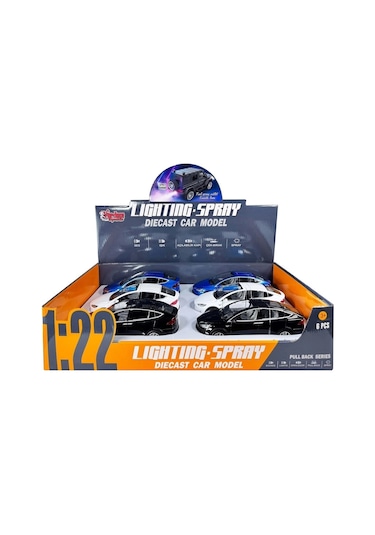 Hcl-511a Çek Bırak 1:22 Sesli Ve Işıklı Buharlı Tsl Metal Araba -vardem Oyuncak Çok Renkli