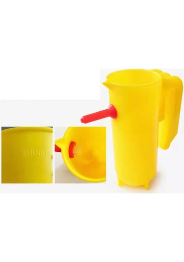 Suntek 800ml Kuzu Besleme Kapları Küçük Kuzu Keçi Sarısı