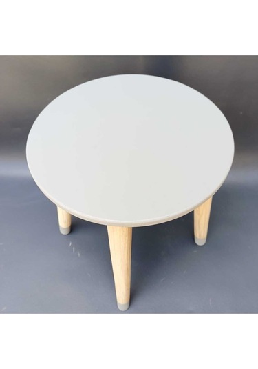 Na Neşeli Ahşap Ahşap Çocuk Taburesi. Çocuk Sandalyesi. Çalışma Masası .renkli Çocuk Odası Sehpa Çiçeklik Ev Dekoru Gri