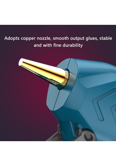 Pazly Profesyonel Kablosuz Sıcak Tutkal Makinesi - Usb Şarjlı El Sanatları Dıy Tamir Seti
