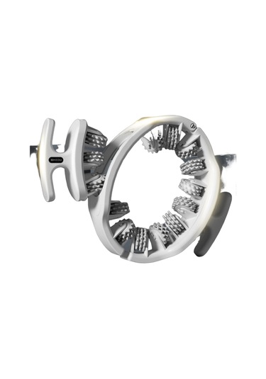 Mufunye Bacak Kas Gevşetici Ve Hücreit Dürtücü, Çift Rulmanlı Masaj Aleti, Deri Düzleştirici - Sakura Pembe Siyah