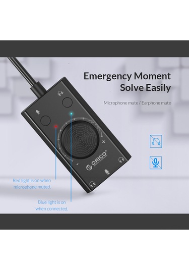 Suofeng Usb Dışarıdaki Ses Kartı, Bilgisayar/laptop Mikrofon/kulaklık Çevirici, Hızlı Kurulum, Ses Seviyesi Ayarlanabilir, Sürücü Gerektirmez