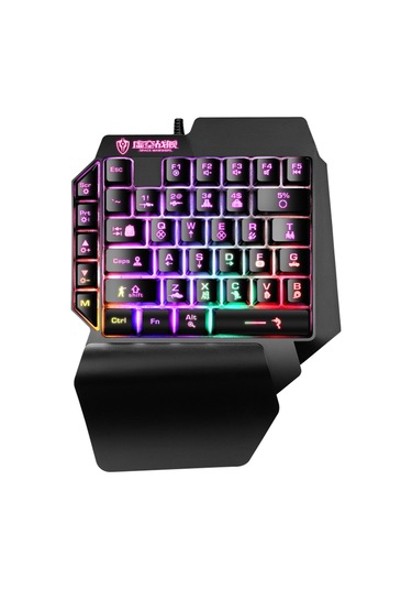 Lemestar 39 Tuşlu Usb Aydınlatmalı Taşınabilir Oyun Klavyesi - E-spor Ve Dizüstü Bilgisayarlar İçin