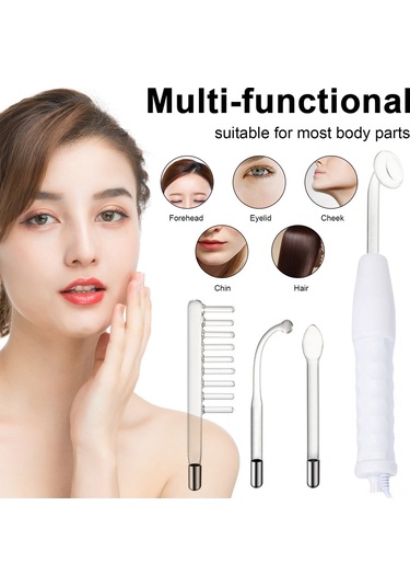 Ruicoo Ev Kullanımlı Elektroterapi Saçak Güzellik Aleti - Beyaz Abs Malzeme - Avrupa Standartı Şarjlı Çok Renkli