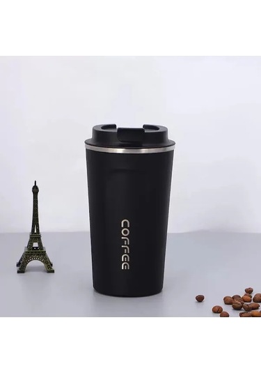 Ranyeek 304 Çelik Vakumlu Termos Kupa, Dışarıda/karada Kullanım, Isı Saklama, 510ml Siyah, Stokta Siyah Siyah