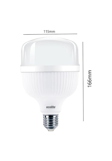 Ecolite 38w 200w Jumbo Led Ampul 3000k Sarı Işık E27 Duylu