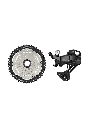 Shimano Cs-hg400 8s 11-45 Kaset + Rd-u200 Arka Aktarıcı Seti Siyah