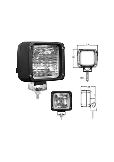 Jcb Kare Çalışma Lambası Kablolu - 838120-K