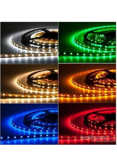 Tek Çipli Iç Mekan Şerit Led (5 Metre)