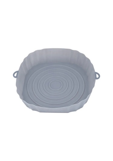 Ulzyvf Silikon Tava Sepeti 4 Adet Renkli Airfryer Astarı Yeniden Kullanılabilir Çok Renkli