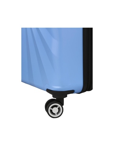 Büyük Boy %100 Polikarbon Valiz 4x2 Teker Mavi 1809 Mavi