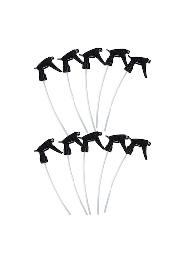 Fısfıs Sprey Başlığı - Siyah Fısfıs Triger Sprey Başlık 10 Adet