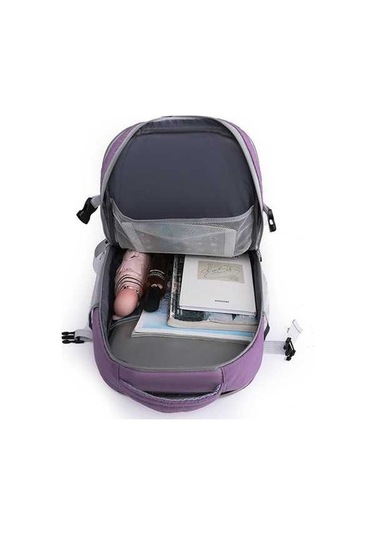 Ebitda Mor Büyük Kapasiteli Kız Sırt Çantası, Çok Fonksiyonlu Kuru Ve Islak Bölme, Kısa Mesafe İş Seyahati, Su Geçirmez Anne Sırt Çantası, Çoklu Kullanımlı Model Mor
