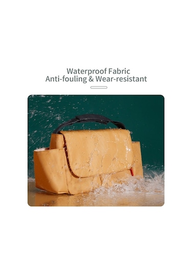 Didadodo Xindoker Su Geçirmez Bebek Bezi Çantası - Çoklu Bölmeli Pratik Sırt Çantası 6 Renk Seçeneği Mavi Mavi