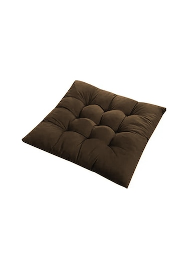 Kahve Kare Sandalye Minderi Koltuk Minderi Kaymaz Askı Ile Kapalı Ve Açık Kanepe Minderi Yastık Yastık Minder Ev Ofis Araba Için