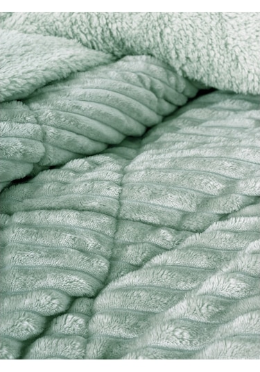 Cotton Box Wave Tek Kişilik Yorgan Adaçayı 155x215 Cm Açık Yeşil