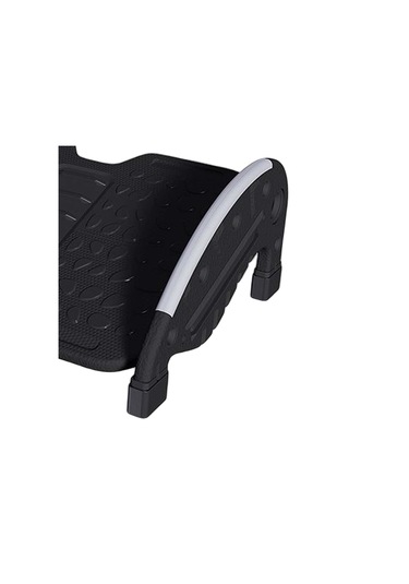 Suntek Masaj Yüzeyli Siyah Masa Altı Ayaklık Sallanan Statik Siyah