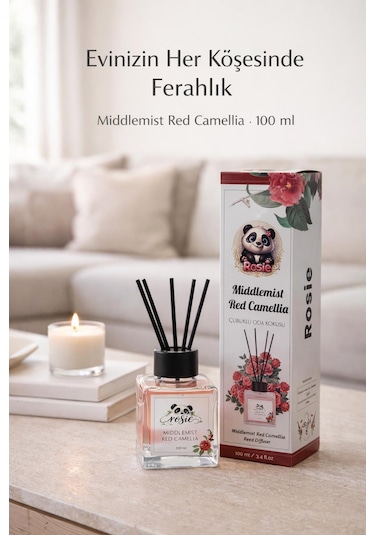 Rosie Middlemist Red Camellia Çubuklu Oda Kokusu 100 Ml Gül
