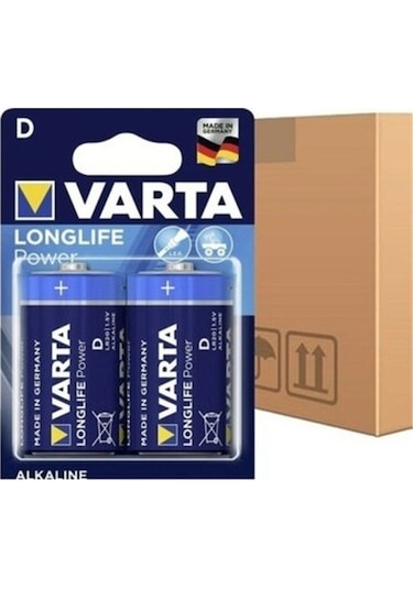 Varta 4920 Longlife Power Alkalin Büyük Boy D Pil 2'li