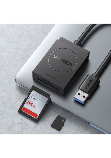 Tongxida Usb 3.0 Sd/mikro Sd/tf Akıllı Bellek Kartı Okuyucu Ugreen 20250