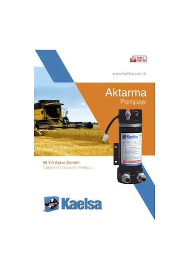 Kaelsa Mazot Aktarma Pompası 12V