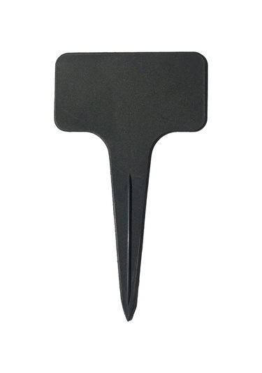 Neevoyu Siyah T Şekilli Bitki Etiketleri 100 Adet - Dayanıklı Pp Plastik - Su Geçirmez - Çimlene Kolay - Bahçe Ve Saksı Bitkileri İçin