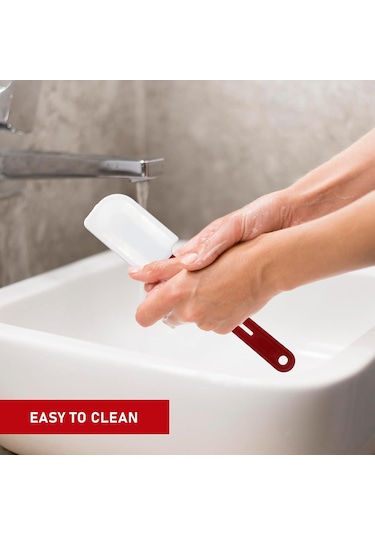 Ximistore9 4'lü Fırın Ve Mutfak Silikon Spatula Seti: Isı Dayanıklı Uzun/kısa Saplı Karıştırma Ve Kazıma Aletleri 2 Küçük, 2 Orta Kırmızı - Beyaz